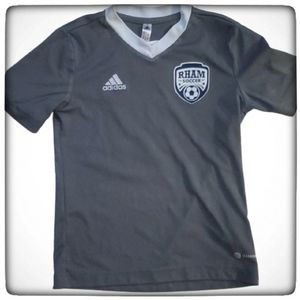 ADIDAS RHAM Gray Soccer Jersey #6-Size S